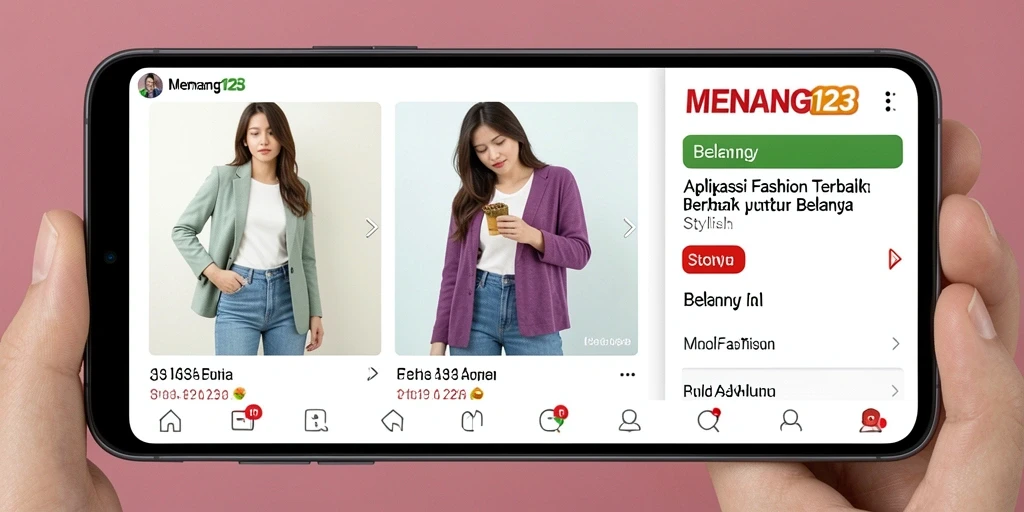 Tampilan antarmuka aplikasi MENANG123 yang modern dan user-friendly.