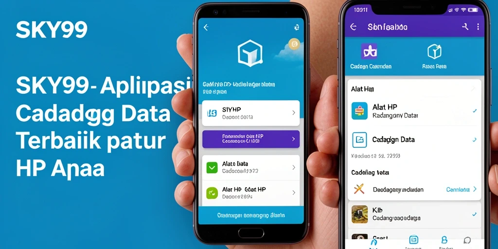 Tampilan antarmuka SKY99 yang sederhana dan fungsional.