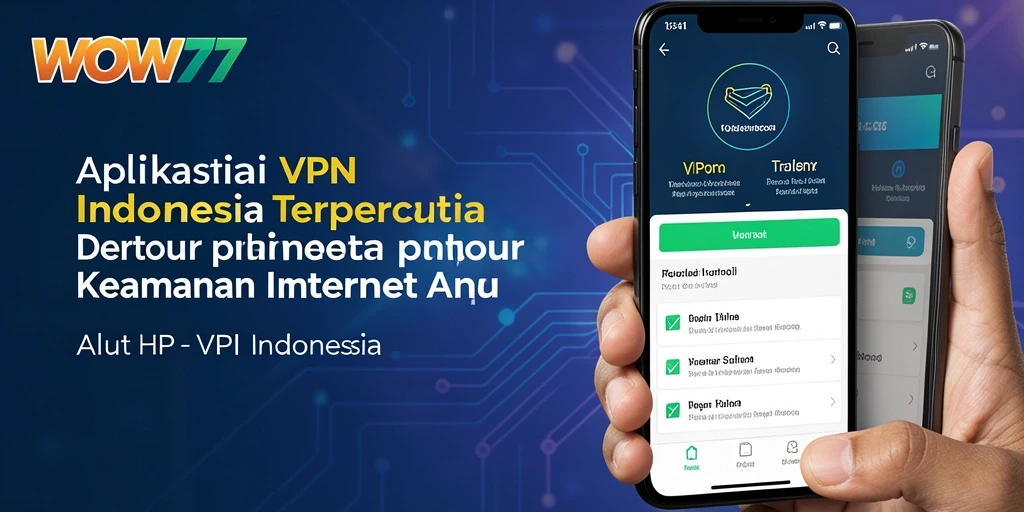 Antarmuka WOW77 yang intuitif dan ramah pengguna untuk VPN Indonesia.
