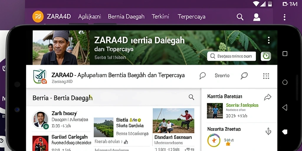 Tampilan antarmuka ZARA4D yang informatif dan mudah dipahami.
